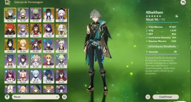 Torro Conta Genshin Ar 55 Raiden C1 + Arma  E Muito Mais