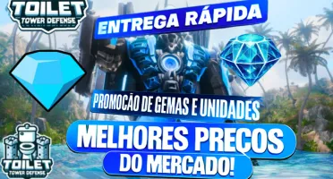 Toilet Tower Defense - Todas unidades e Gemas - 24h!