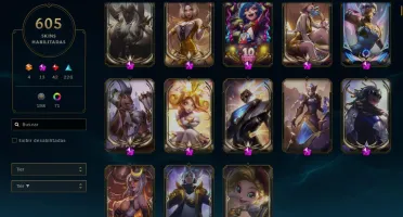 CONTA LEAGUE OF LEGENDS / VALORANT