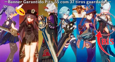 AR51 Keqing+Skin, Shenhe+BIS, Hutao, Eula, Itto, Mona, Jean