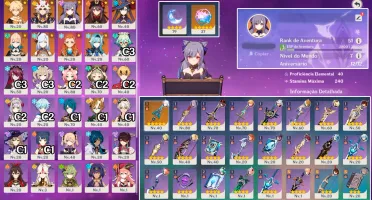 AR51 Keqing+Skin, Shenhe+BIS, Hutao, Eula, Itto, Mona, Jean