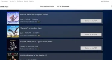 Conta PSN (FFXV,GoW,Horizon)