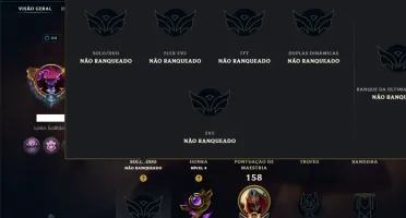 Unranked com 65 Champs e 46 Skins