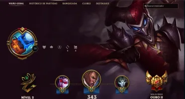 Conta League of Legends 110 campeões 30 skins ouro 2
