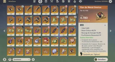 Nahida + Yelan+ Yae Miko + Tighnari+Mona + Arma 5* + Qiqi