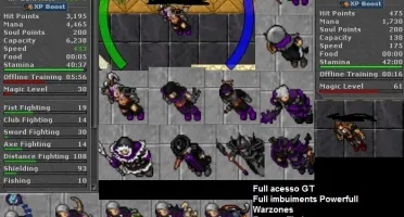 ROYAL PALADIN 317 SKILL 109/94 FULL ACESSOS + ED 66 ML 63