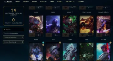 CONTA LOL DIAMANTE 4 MMR ALTO (69% WR)