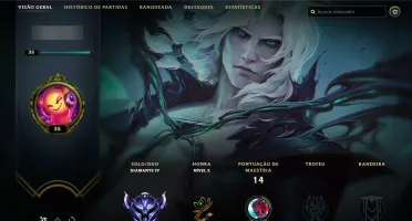 CONTA LOL DIAMANTE 4 MMR ALTO (69% WR)