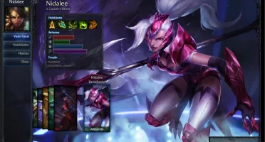 Conta League of Legends Nivel 11 Com skin Nidalee Desafiante