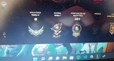CONTA DO LOL LEVEL 120. 82 CAMPEÕES  E 48 SKINS