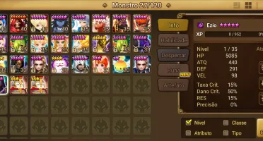 Conta summoner Wars