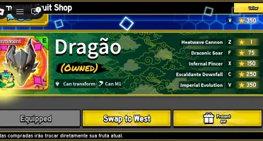 Conta Blox Fruits Lvl 2686 - Dragon E Kitsune Perm + Notific