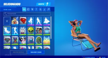 Conta Fortnite Temporada 7 Completa
