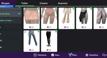 💫Conta Rica De Avakin Life Unisex Com Itens Em Crowns
