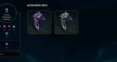 Conta smurf com a skin zed dizimador das galáxias