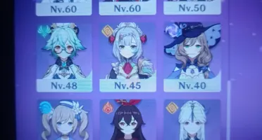 Conta Genshin EU com vários T5
