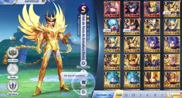 SAINT SEIYA AWAKENING - COM GEMAS AVANÇADAS E LIVROS