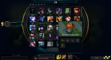 Conta LOL Platina 5 100 Campeões + 35 skins com email