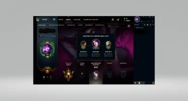 CONTA DE LOL COM TODOS CAMPÕES!