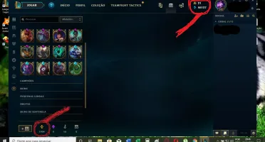 CONTA DE LOL COM TODOS CAMPÕES!
