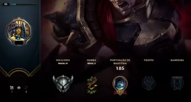 Conta league of legends com 98 skins