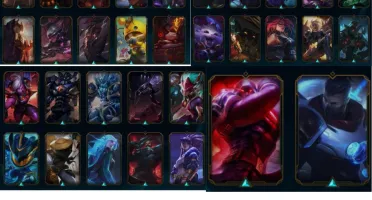 Conta league of legends com 98 skins