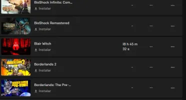 Conta Epic Games 165 Jogos