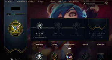 Conta nivel 32 9/9 nas rankeds
