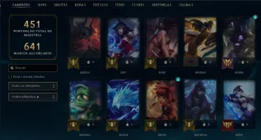 Conta LoL + TFT 10 anos