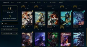 CONTA DE LEAGUE OF LEGENDS
