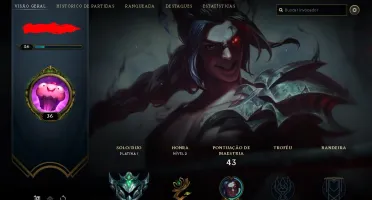 CONTA DE LEAGUE OF LEGENDS