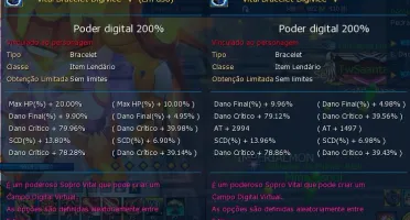 Conta LADMO Server Omegamon - Apollomon