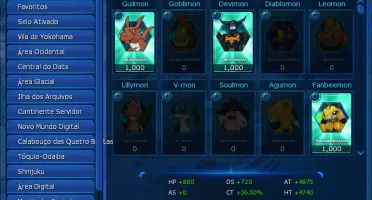 Conta LADMO Server Omegamon - Apollomon