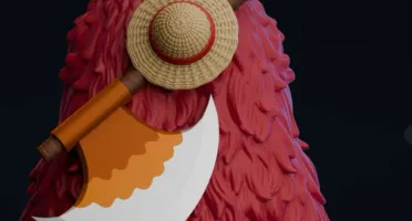 Luffy Elbaf 3d stl
