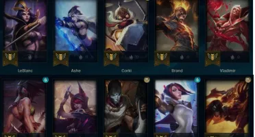 Conta LOL plat com mmr bom, com 52 champs e 16 skins BARATO