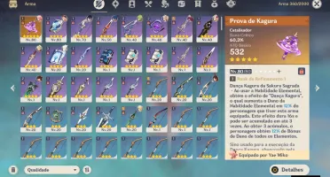 Genshin Impact AR45 - Yae miko + Prova de Kagura + Yelan ETC