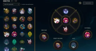 Conta League of Legends Platina 4 (61% Winrate)