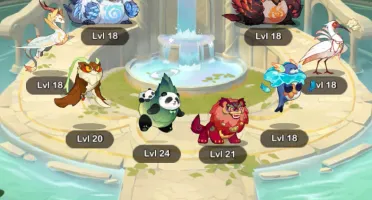 Conta atualizada para end game - Ressonância 18 pets