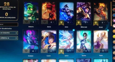Conta Unranked lvl 50