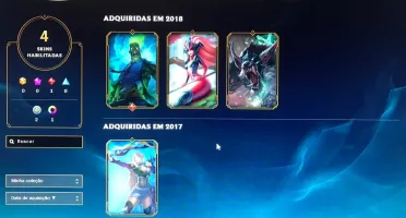Conta Unranked lvl 50