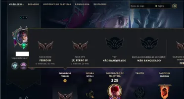 Ferro 3 com TODOS os champs e 157 Skins + 3 Prestigios
