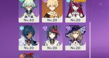 Raiden + Luz do cortador de grama + Yoimiya + Mona