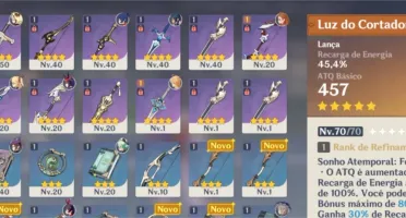 Raiden + Luz do cortador de grama + Yoimiya + Mona