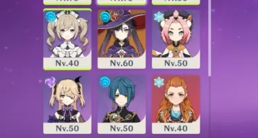 Raiden + Luz do cortador de grama + Yoimiya + Mona