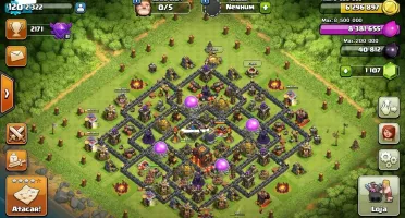 Conta Clash of Clans Cv 10 quase full Tem como Mudar o nome
