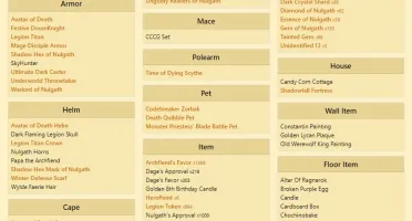 Conta AQW criada em 2009 (+3k ACoins)