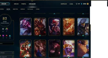 Conta League of Legends Prata 3 / 82 Skins