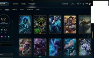 Conta League of Legends Prata 3 / 82 Skins