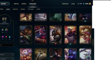 Conta League of Legends Prata 3 / 82 Skins