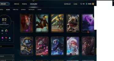 Conta League of Legends Prata 3 / 82 Skins